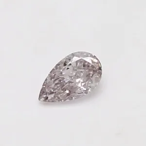 0.27 Carat Pear Light Pink SI2 Natural Diamond