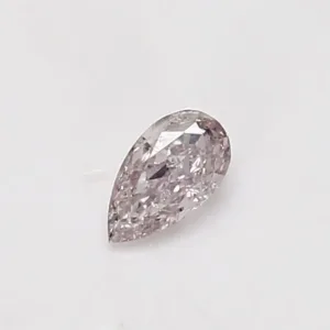 0.27 Carat Pear Light Pink SI2 Natural Diamond