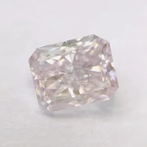 0.27 Carat Radiant Fancy Light Pink SI2 Natural Diamond