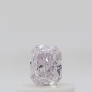0.28 Carat Radiant Very Light Pink SI1 Natural Diamond