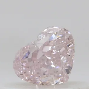 0.3 Carat Heart Light Pink SI1 Natural Diamond