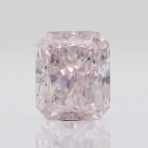 0.3 Carat Radiant Fancy Light Pink SI2 Natural Diamond