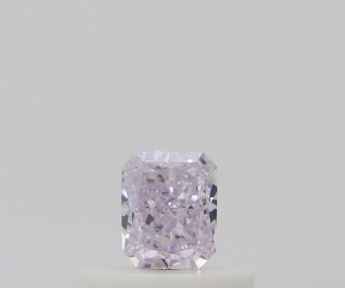 0.3 Carat Radiant Light Pink SI1 Natural Diamond 1 0.3 Carat Radiant Light Pink SI1 Natural Diamond