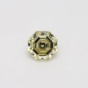 0.31 Carat Octagonal Fancy Yellow VS1 Natural Diamond