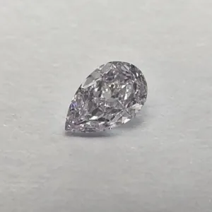 0.31 Carat Pear Fancy Light Purple SI1 Natural Diamond