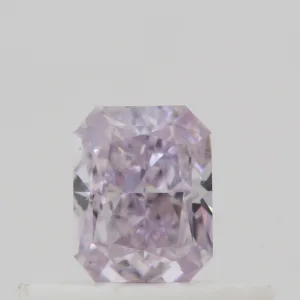 0.31 Carat Radiant Fancy Light Pink SI1 Natural Diamond
