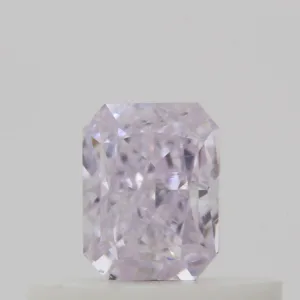 0.31 Carat Radiant Light Pink SI1 Natural Diamond