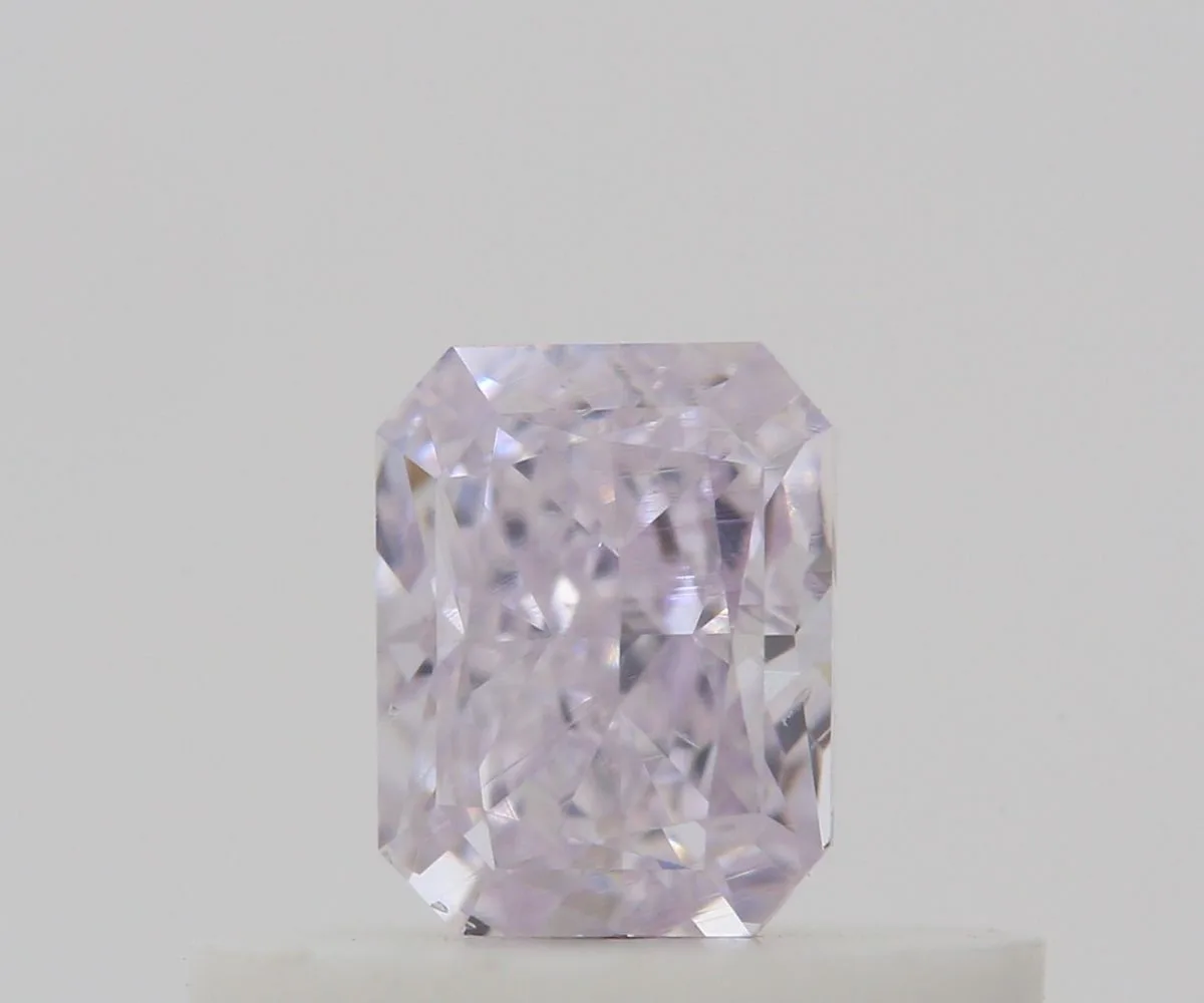 0.31 Carat Radiant Light Pink SI1 Natural Diamond 1 0.31 Carat Radiant Light Pink SI1 Natural Diamond