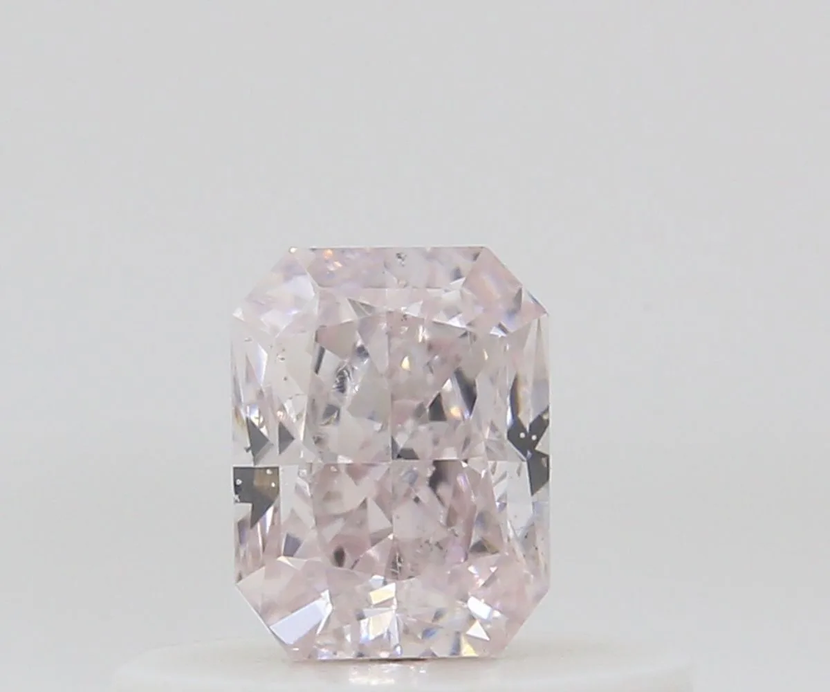 0.32 Carat Radiant Light Pink SI1 Natural Diamond 1 0.32 Carat Radiant Light Pink SI1 Natural Diamond