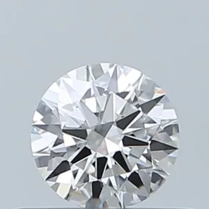 0.32 Carat Round F IF Natural Diamond