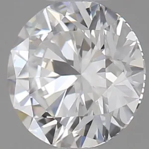 0.33 Carat Round D VVS2 Natural Diamond