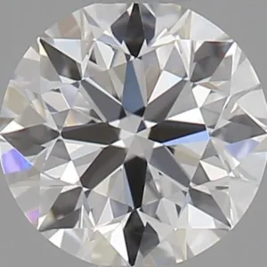 0.33 Carat Round D VVS2 Natural Diamond