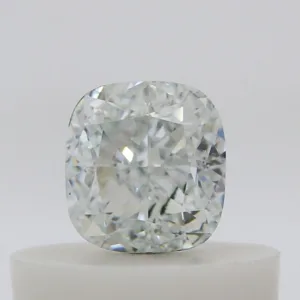 0.34 Carat Cushion Brilliant Very Light Green VS2 Natural Diamond