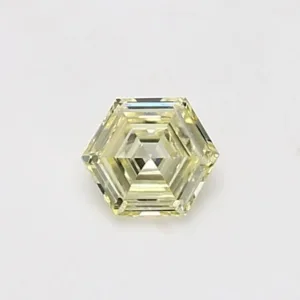 0.34 Carat Hexagonal VVS2 Natural Diamond
