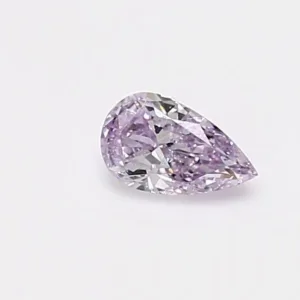 0.34 Carat Pear Fancy Purple SI2 Natural Diamond