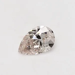 0.34 Carat Pear Light Brown VS1 Natural Diamond