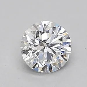 0.35 Carat Round D SI2 Natural Diamond