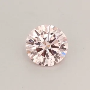 0.35 Carat Round Fancy Intense Pink VS1 Lab Diamond