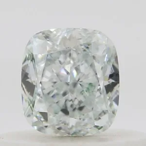 0.36 Carat Cushion Brilliant Light Green VS1 Natural Diamond
