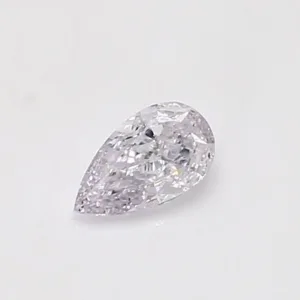 0.36 Carat Pear Faint Pink SI1 Natural Diamond