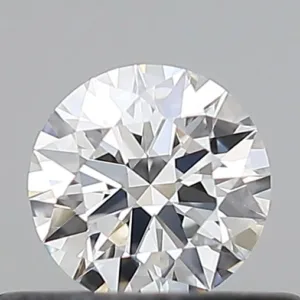 0.36 Carat Round F IF Natural Diamond