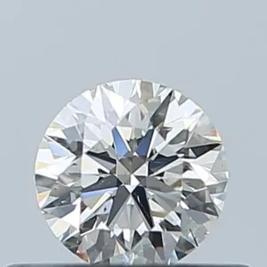 0.36 Carat Round J SI1 Natural Diamond