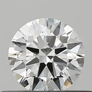 0.37 Carat Round F IF Natural Diamond