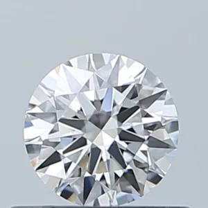 0.38 Carat Round F VVS1 Natural Diamond