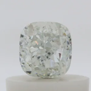 0.4 Carat Cushion Brilliant Very Light Green SI1 Natural Diamond