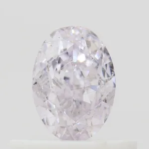 0.5 Carat Oval Very Light Pink I1 Natural Diamond