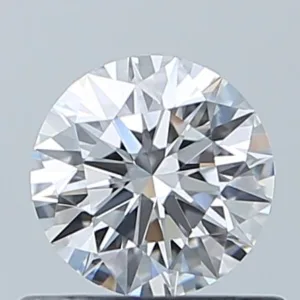0.5 Carat Round D VVS1 Natural Diamond
