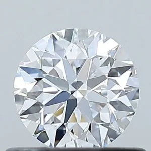 0.5 Carat Round D VVS2 Natural Diamond