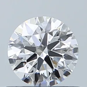 0.5 Carat Round D VVS2 Natural Diamond