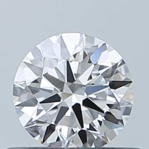 0.5 Carat Round D VVS2 Natural Diamond