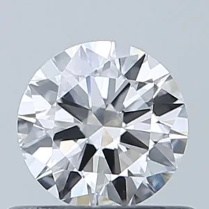 0.5 Carat Round D VVS2 Natural Diamond