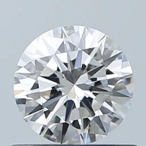 0.5 Carat Round F VVS1 Natural Diamond