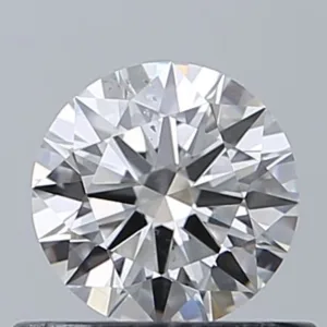 0.51 Carat Round D SI1 Natural Diamond
