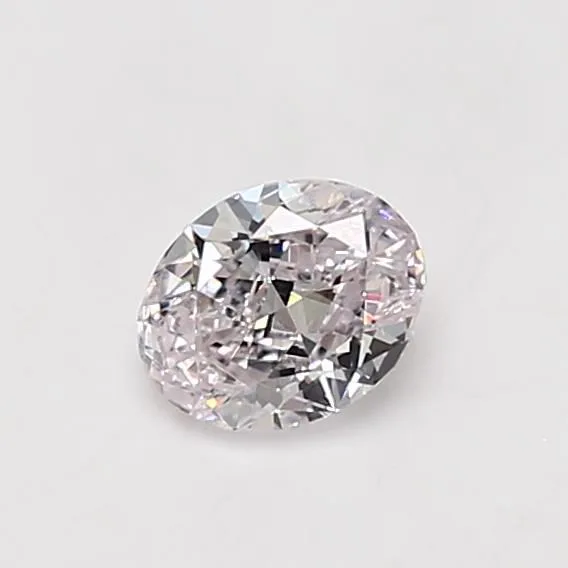 0.53 Carat Oval Very Light Pink I1 Natural Diamond 1 0.53 Carat Oval Very Light Pink I1 Natural Diamond