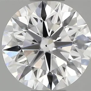 0.53 Carat Round D VS2 Natural Diamond