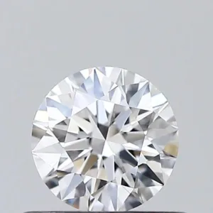 0.53 Carat Round E VVS1 Natural Diamond