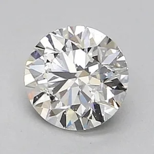 0.53 Carat Round H SI1 Natural Diamond