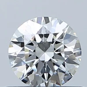 0.54 Carat Round F IF Natural Diamond