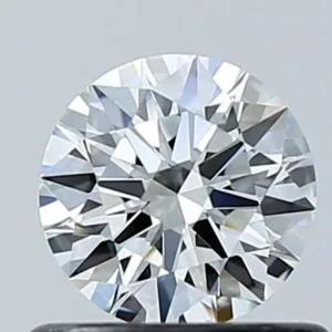 0.56 Carat Round F IF Natural Diamond