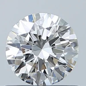 0.56 Carat Round F IF Natural Diamond