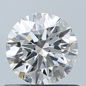 0.56 Carat Round H VVS1 Natural Diamond
