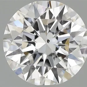 0.57 Carat Round E SI1 Natural Diamond
