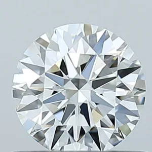 0.57 Carat Round H VS2 Natural Diamond
