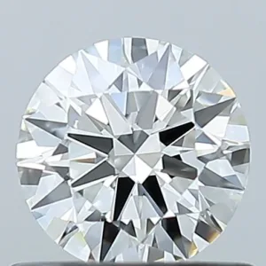 0.57 Carat Round H VVS2 Natural Diamond