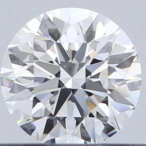 0.58 Carat Round D VVS1 Natural Diamond