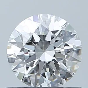 0.58 Carat Round E VVS1 Natural Diamond